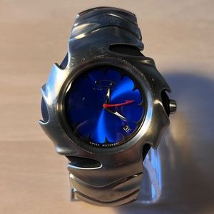 OAKLEY Watch - Blade - Brushed/Sunburst Blue